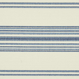 Solana Stripe Indoor/Outdoor Navy 79330 by Schumacher Designer Fabric