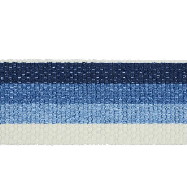 Ombre Tape Indoor/Outdoor Blue 79430 by Schumacher Designer Trim Indoor/Outdoor: Prints & Wovens - Swanky Fabrics -