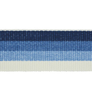 Ombre Tape Indoor/Outdoor Blue 79430 by Schumacher Designer Trim