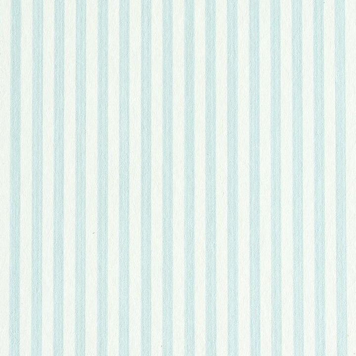 Edwin Stripe Narrow Sky 5011860 by Schumacher Designer Wallpaper Stripe Wallcovering Collection - Swanky Fabrics -