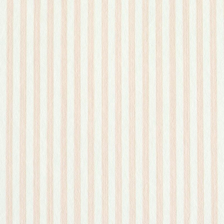 Edwin Stripe Narrow Blush 5011874 by Schumacher Designer Wallpaper Stripe Wallcovering Collection - Swanky Fabrics -