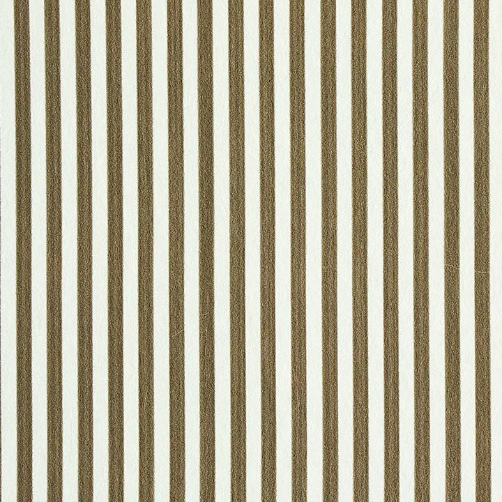 Edwin Stripe Narrow Mushroom 5011879 by Schumacher Designer Wallpaper Stripe Wallcovering Collection - Swanky Fabrics -