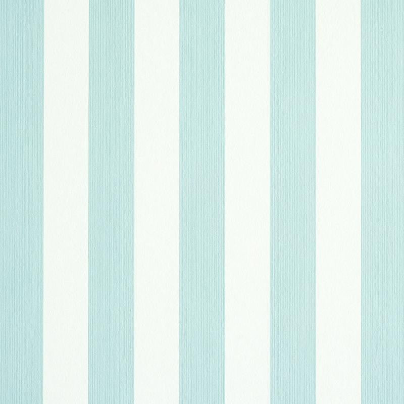 Edwin Stripe Medium Mineral 5011882 by Schumacher Designer Wallpaper Stripe Wallcovering Collection 2.44" - Swanky Fabrics -