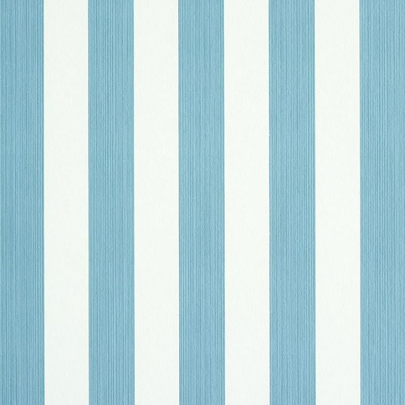 Edwin Stripe Medium Slate 5011885 by Schumacher Designer Wallpaper Stripe Wallcovering Collection 2.44" - Swanky Fabrics -