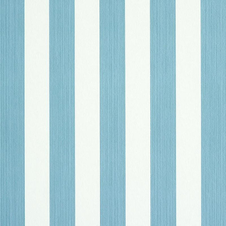 Edwin Stripe Medium Slate 5011885 by Schumacher Designer Wallpaper Stripe Wallcovering Collection 2.44" - Swanky Fabrics -
