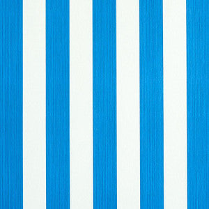Edwin Stripe Medium Cobalt 5011886 by Schumacher Designer Wallpaper