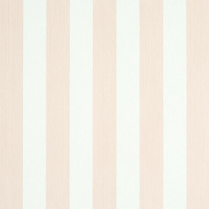 Edwin Stripe Medium Blush 5011894 by Schumacher Designer Wallpaper Stripe Wallcovering Collection 2.44" - Swanky Fabrics -