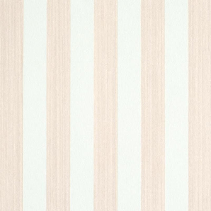 Edwin Stripe Medium Blush 5011894 by Schumacher Designer Wallpaper Stripe Wallcovering Collection 2.44" - Swanky Fabrics -