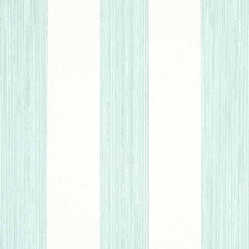 Edwin Stripe Wide Mineral 5011902 by Schumacher Designer Wallpaper Stripe Wallcovering Collection 4.5" - Swanky Fabrics -