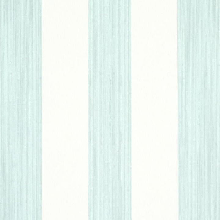 Edwin Stripe Wide Mineral 5011902 by Schumacher Designer Wallpaper Stripe Wallcovering Collection 4.5" - Swanky Fabrics -