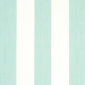 Edwin Stripe Wide Seaglass 5011903 by Schumacher Designer Wallpaper