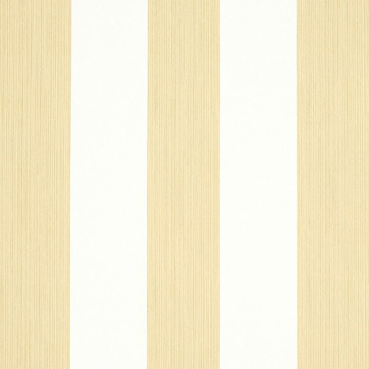 Edwin Stripe Wide Sand 5011911 by Schumacher Designer Wallpaper Stripe Wallcovering Collection 4.5" - Swanky Fabrics -