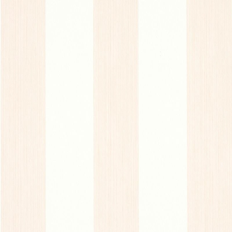 Edwin Stripe Wide Blush 5011914 by Schumacher Designer Wallpaper Stripe Wallcovering Collection 4.5" - Swanky Fabrics -