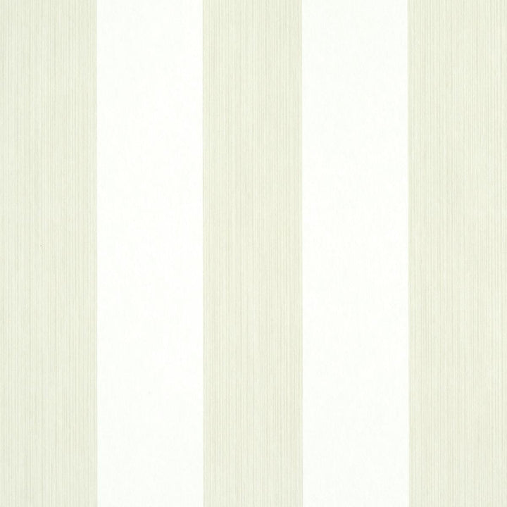 Edwin Stripe Wide Naturelle 5011917 by Schumacher Designer Wallpaper Stripe Wallcovering Collection 4.5" - Swanky Fabrics -