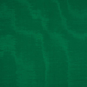 Incomparable Moir Emerald 70450 by Schumacher Designer Fabric