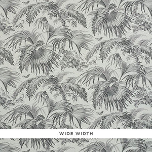 Toile Tropique Black 5011481 by Schumacher Designer Wallpaper