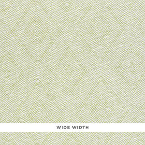 Tortola Paperweave Green 5011251 by Schumacher Designer Wallpaper