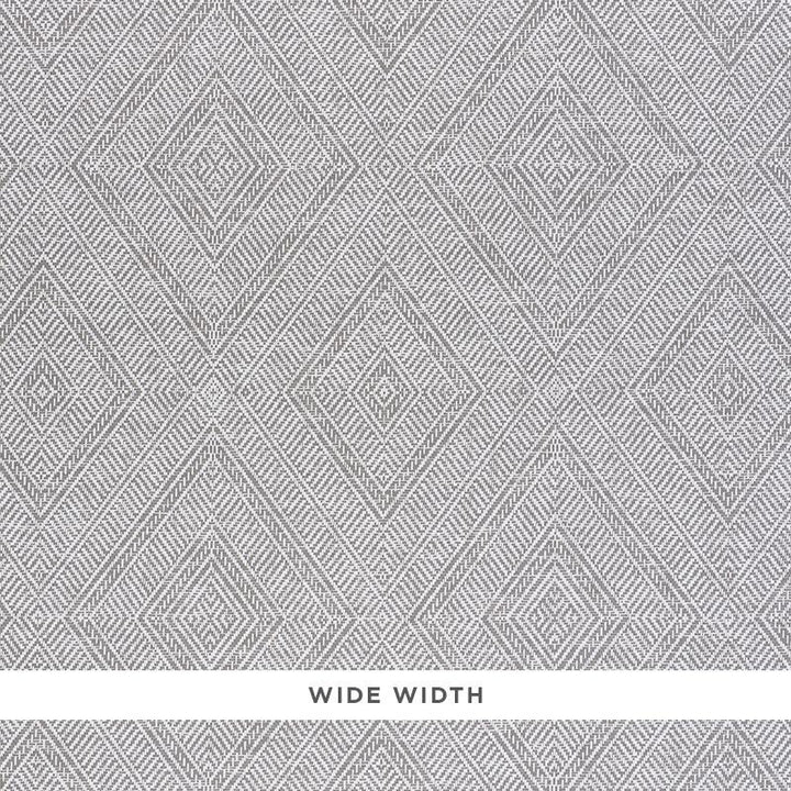Tortola Paperweave Grey 5011253 by Schumacher Designer Wallpaper Woven Wallcoverings 14.5" - Swanky Fabrics -
