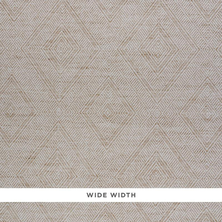 Tortola Linen Paperweave Natural 5011320 by Schumacher Designer Wallpaper Woven Wallcoverings 14.5" - Swanky Fabrics -