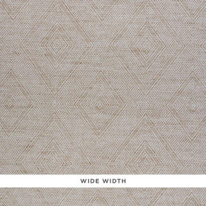 Tortola Linen Paperweave Natural 5011320 by Schumacher Designer Wallpaper
