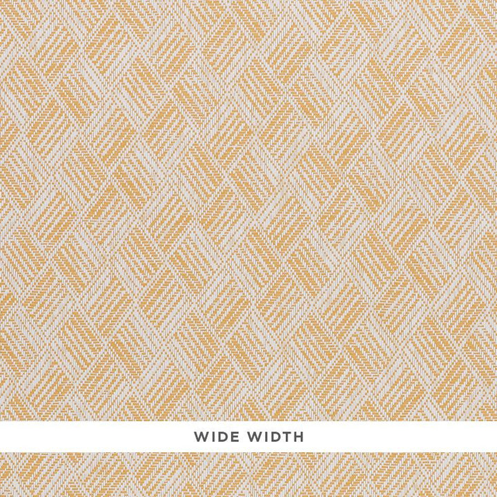 Ashberg Paperweave Yellow 5011261 by Schumacher Designer Wallpaper Woven Wallcoverings 6.75" - Swanky Fabrics -