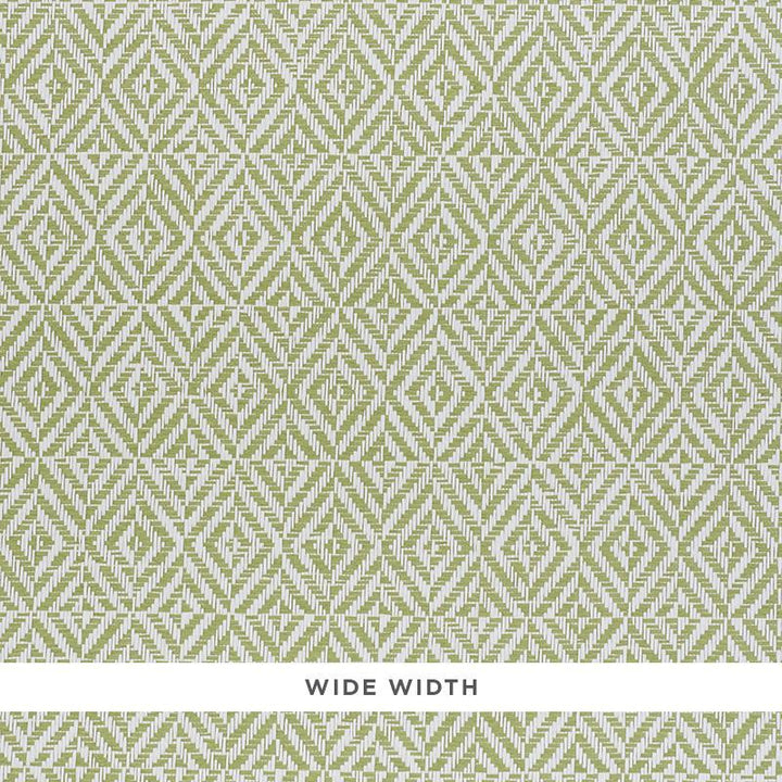 Jubilee Paperweave Green 5011270 by Schumacher Designer Wallpaper Woven Wallcoverings 2.38" - Swanky Fabrics -