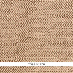 Jubilee Paperweave Brown 5011272 by Schumacher Designer Wallpaper