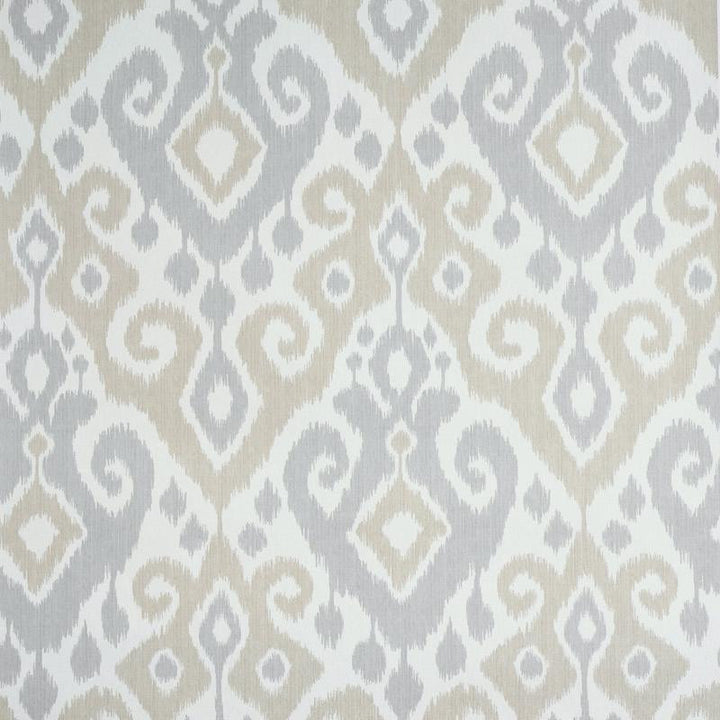 Dedra Damask Sand & Grey 5011762 by Schumacher Designer Wallpaper Perennial Favorites 13.5" - Swanky Fabrics -