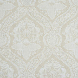 Villandry Damask Print Neutral 5011751 by Schumacher Designer Wallpaper