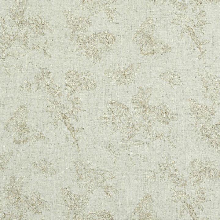 Baudin Butterfly Linen Natural 5011832 by Schumacher Designer Wallpaper Perennial Favorites 26.0" - Swanky Fabrics -