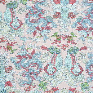 Magic Mountain Dragon Blush 5011591 by Schumacher Designer Wallpaper