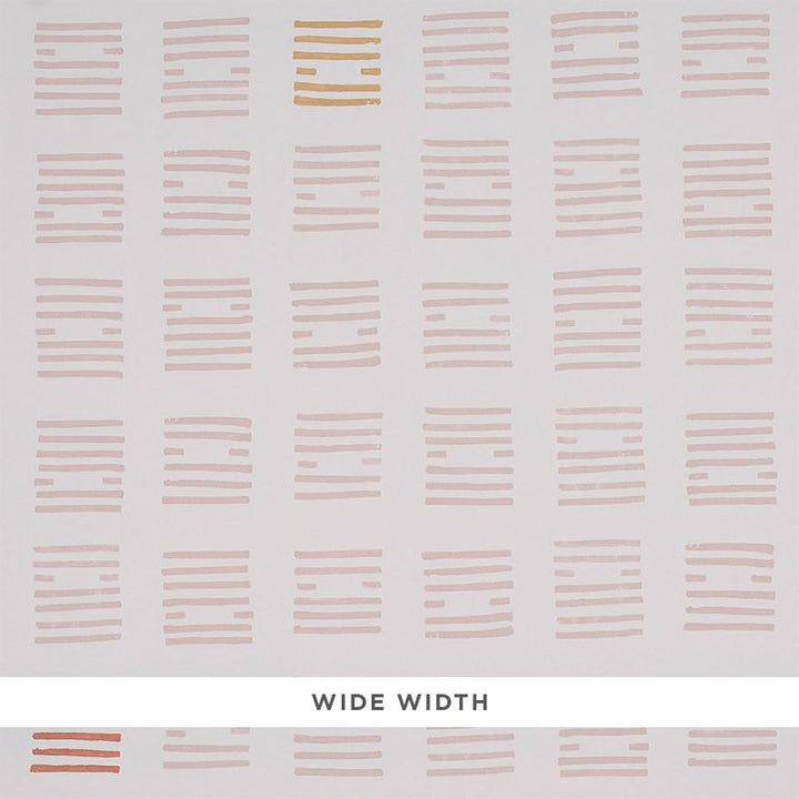 Tiasquam Blush 5011821 by Schumacher Designer Wallpaper Caroline Z Hurley 54.0" - Swanky Fabrics -