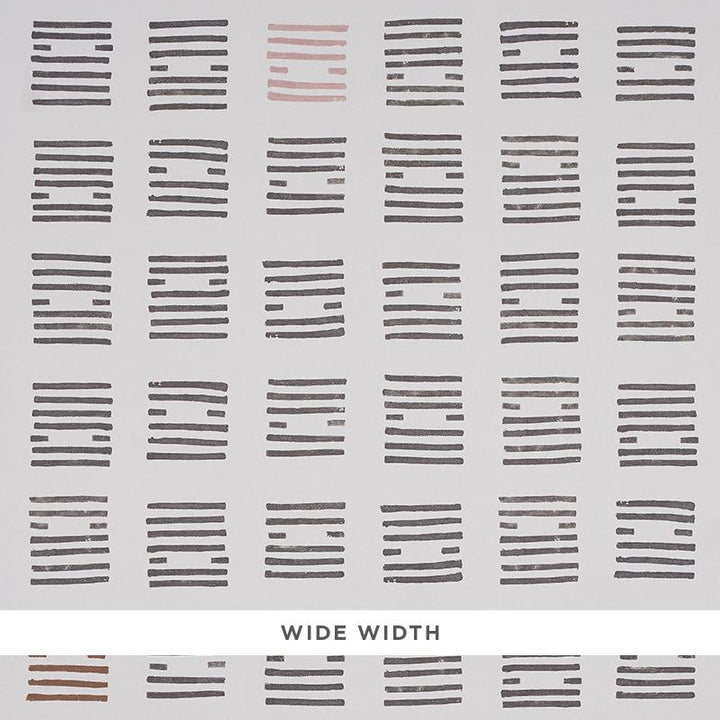 Tiasquam Charcoal 5011822 by Schumacher Designer Wallpaper Caroline Z Hurley 54.0" - Swanky Fabrics -
