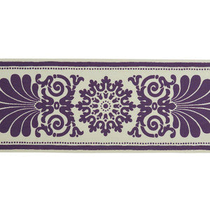 Yvonne Tape Aubergine 79142 by Schumacher Designer Trim