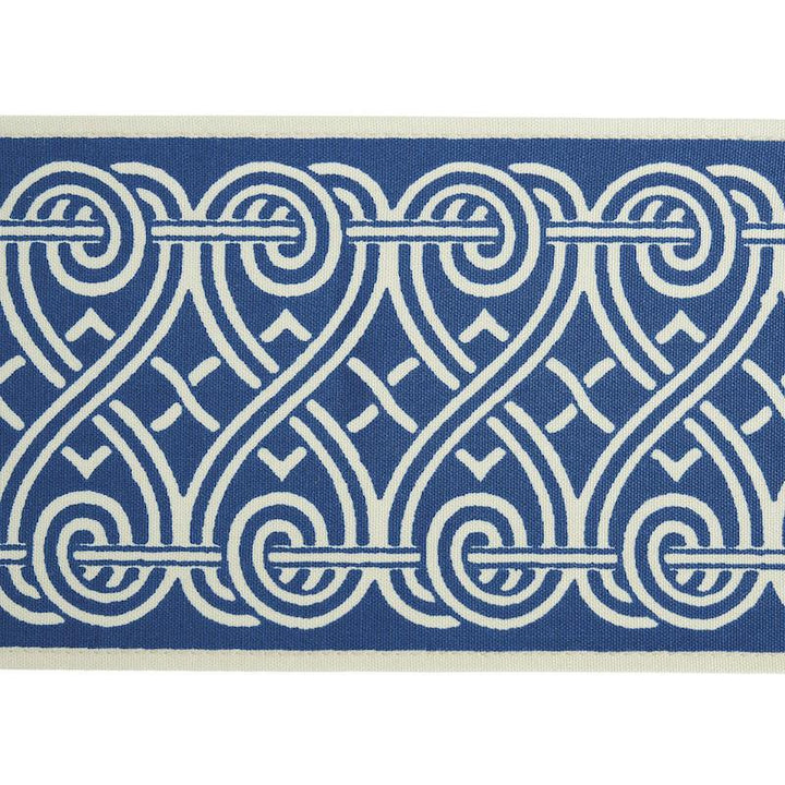 Suzette Tape Navy 79130 by Schumacher Designer Trim Jill Lasersohn - Swanky Fabrics -
