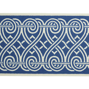 Suzette Tape Navy 79130 by Schumacher Designer Trim