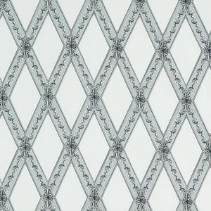 Les Losanges Toile Carbon 179461 by Schumacher Designer Fabric