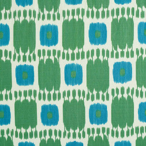 Kandira Peacock 174405 by Schumacher Designer Fabric