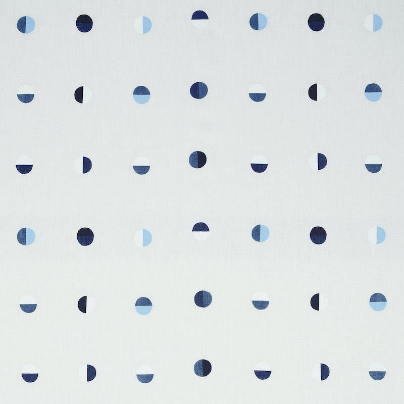 Joshua Tree Blue Moons 74041 by Schumacher Designer Fabric Caroline Z Hurley 19.0" - Swanky Fabrics -