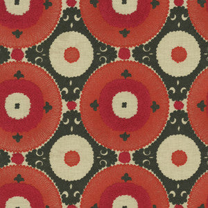 Uzbek Emb Chili 470530 by PKL Studio Designer Fabric