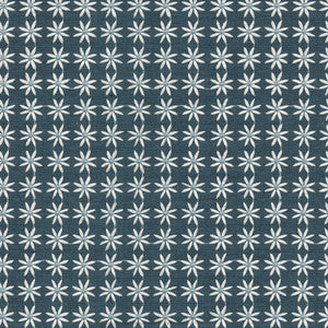 Daisy Emb Blue 470541 by PKL Studio Designer Fabric
