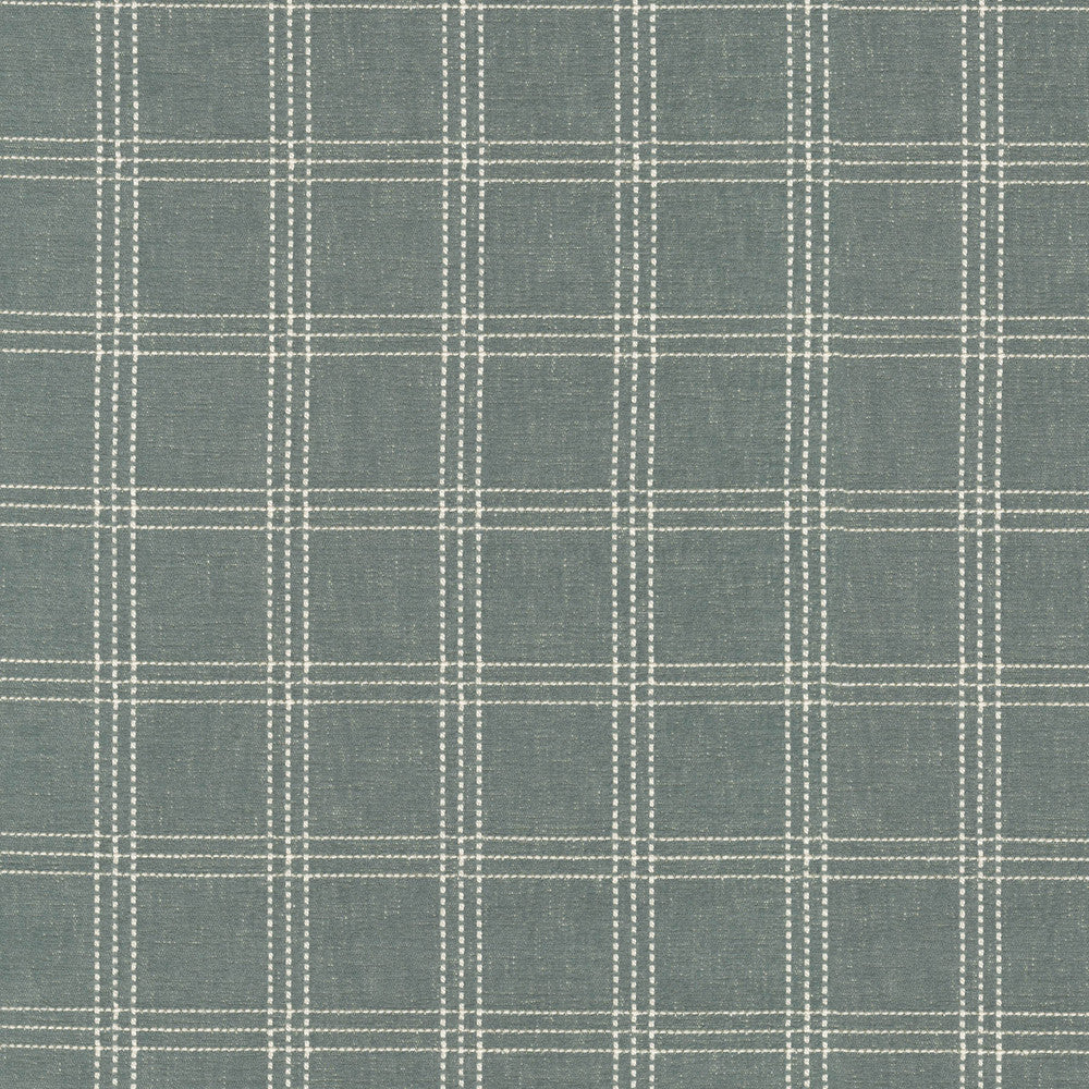 Catalina Check Chambray 470610 by PKL Studio Designer Fabric - 83% polyester, 17% cotton India 51000 Horizontal: 2.25 and Vertical: 2 55 - Swanky Fabrics -