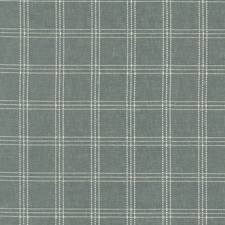 Catalina Check Chambray 470610 by PKL Studio Designer Fabric - 83% polyester, 17% cotton India 51000 Horizontal: 2.25 and Vertical: 2 55 - Swanky Fabrics -
