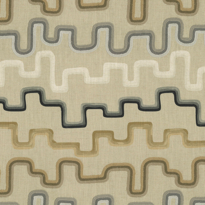 Frills Topaz 470622 by PKL Studio Designer Fabric - 50% cotton, 35% rayon, 15% linen India 51000 Horizontal: 13.5 and Vertical: 17.5 54 - Swanky Fabrics -