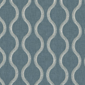 Flourish Emb Baltic 470821 by PKL Studio Designer Fabric
