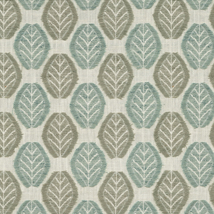 Fringe Leaf Spa 470831 by PKL Studio Designer Fabric - 43% cotton, 57% polyester India 30000 Horizontal: 3.38 and Vertical: 3.75 55 - Swanky Fabrics -