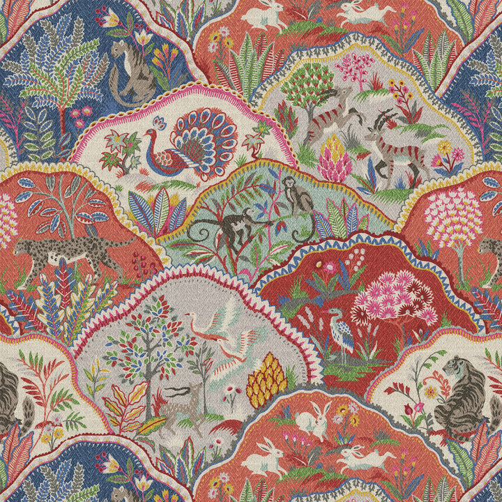 Zoologic Prism 470920 by PKL Studio Designer Fabric - 100% cotton Peru 30000 Horizontal: 27 and Vertical: 27 54 - Swanky Fabrics -