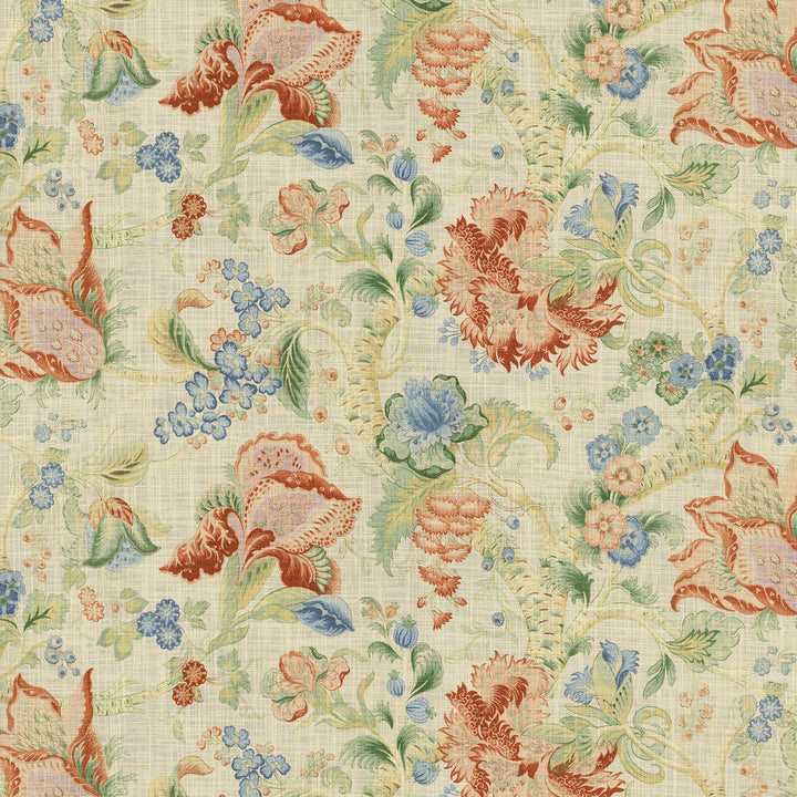 Sadie Salmon 470952 by PKL Studio Designer Fabric - 100% cotton China 21000 Horizontal: 18 and Vertical: 27 54 - Swanky Fabrics -