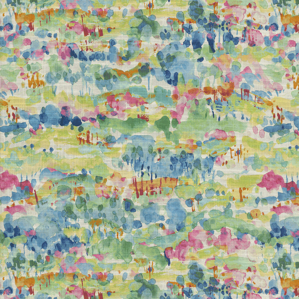 Water Coloring Bloom 471040 by PKL Studio Designer Fabric - 75% cotton, 25 linen Pakistan 15000 Horizontal: 27 and Vertical: 27 54 - Swanky Fabrics -