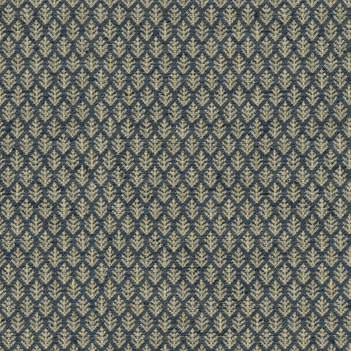 Fern Fair Indigo 471093 by P/K LIFESTYLES Designer Fabric - 86% polyester, 14% cotton India 51000 Horizontal: 0.62 and Vertical: 1.12 54  - Swanky Fabrics -